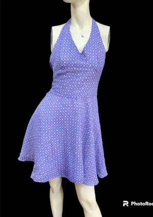 1960 / 70s Halterneck Dress #R33 FREE  AUS POSTAGE