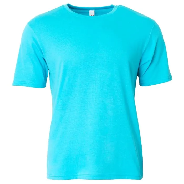 A4 Mens Softek Short Sleeve Tee