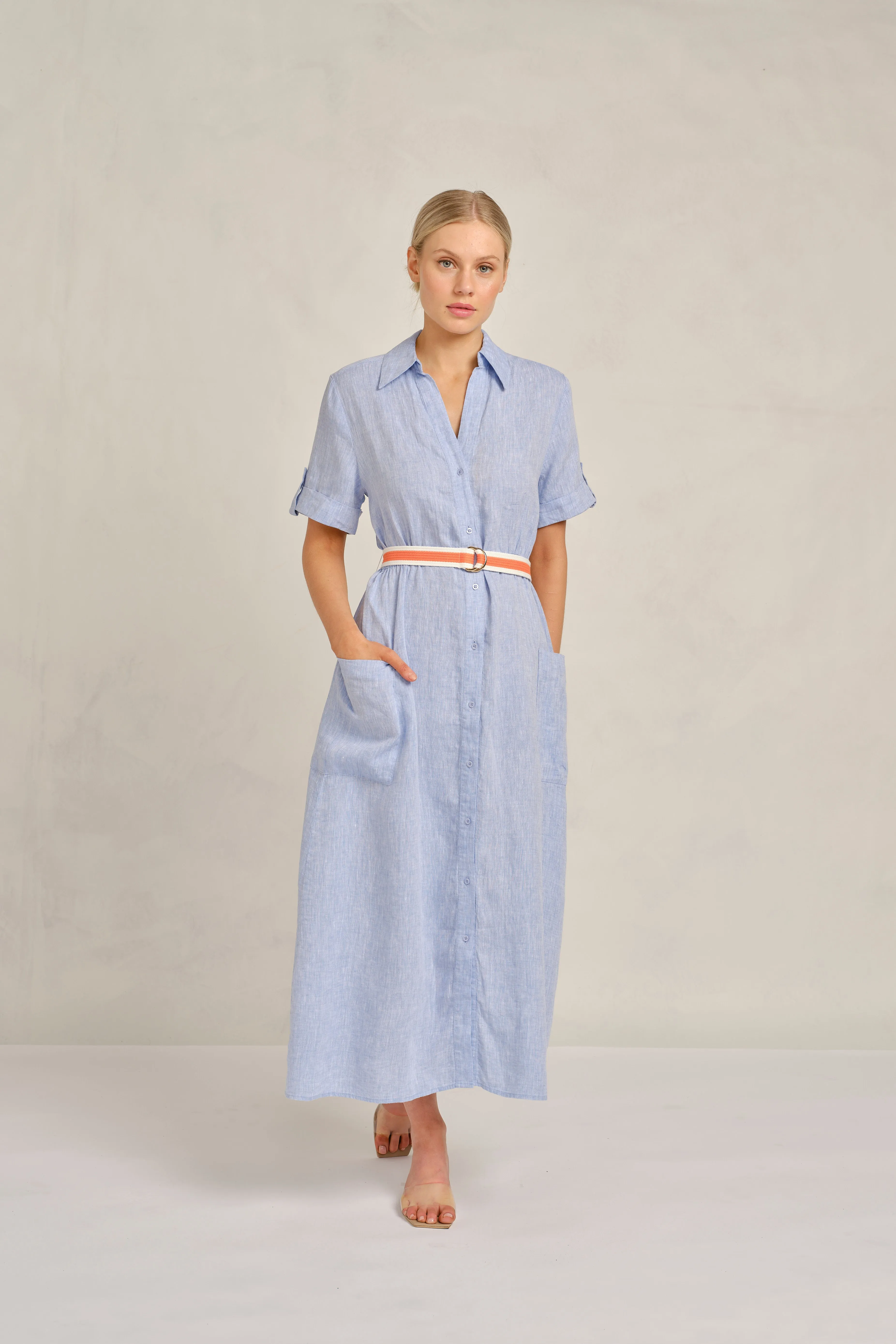 Alessandra - Quinn Linen Dress