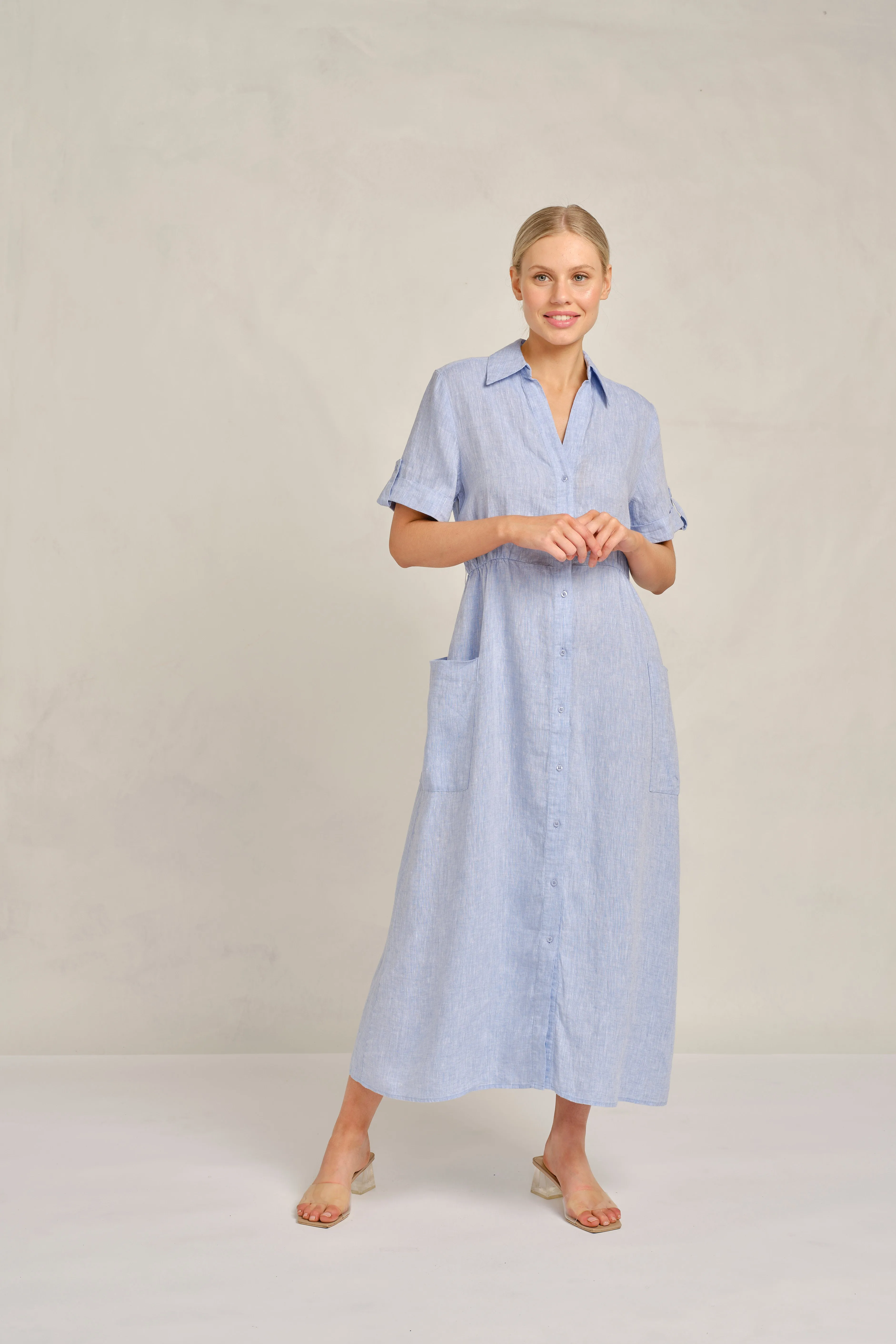 Alessandra - Quinn Linen Dress