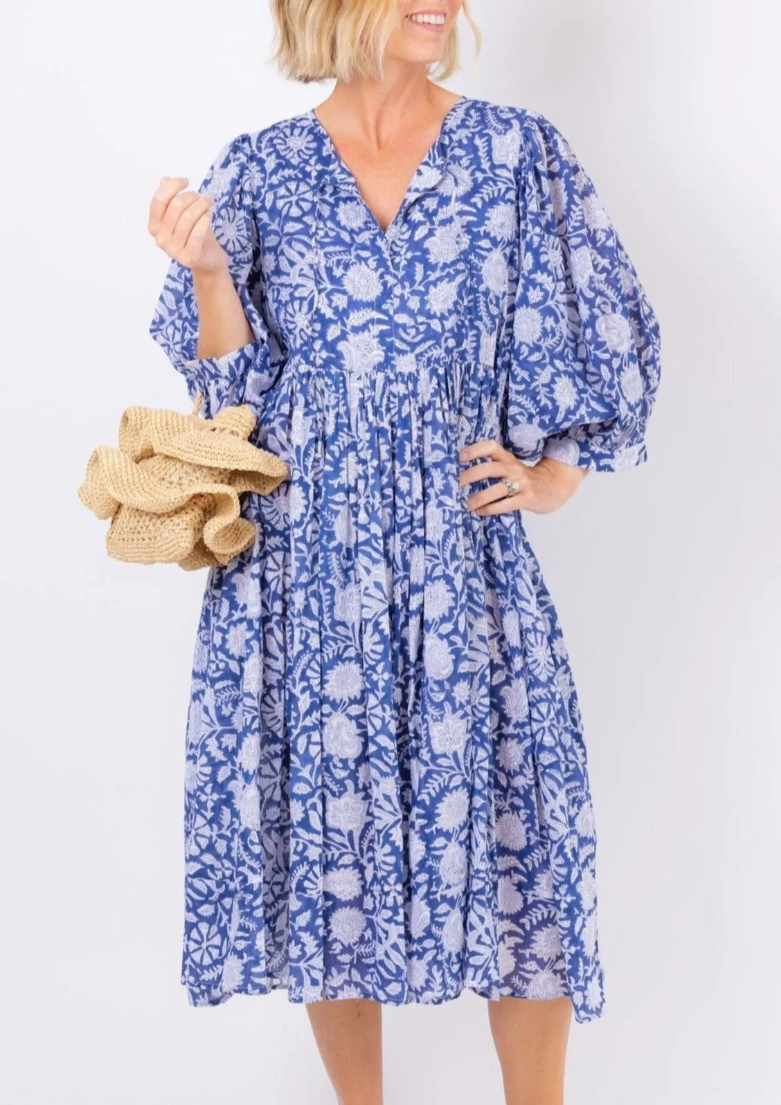 Amalfi Dress- Blue