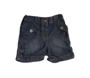 Baby Girls Side Bow Denim Shorts