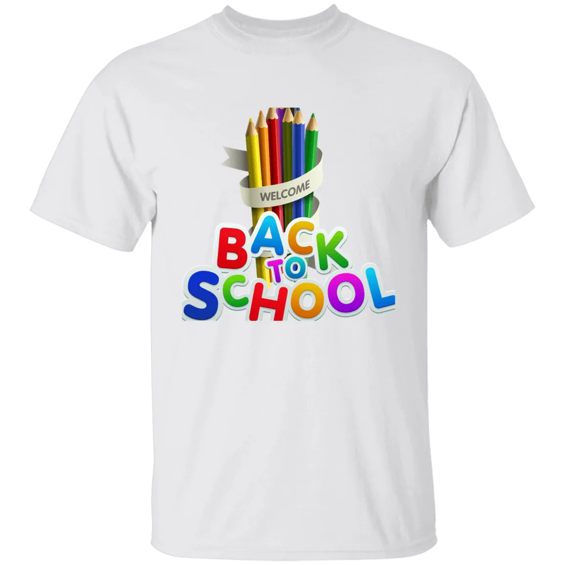 Back To School Youth 100% Cotton T-Shirt