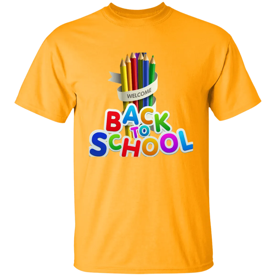 Back To School Youth 100% Cotton T-Shirt