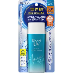 BIORE smooth UV Aqua Rich Watery gel type Sunscreen SPF50  PA    