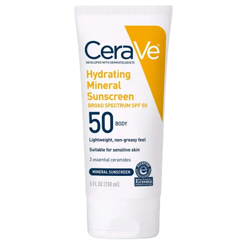 CeraVe Hydrating Mineral Sunscreen SPF50 Body 150ml