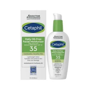 CETAPHIL DAILY OIL-FREE FACIAL MOISTURIZER WITH SUNSCREEN SPF-35 88ML