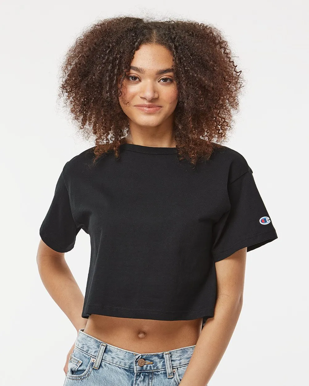 Champion Women's Heritage Jersey Crop T-Shirt