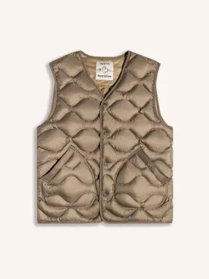 Cuillin Down Vest - Light Olive Recycled Ripstop for Men