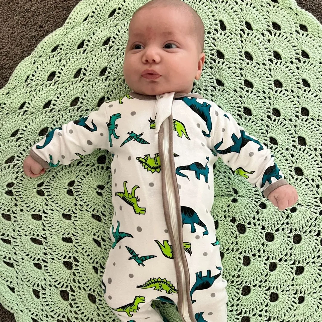 Dinosaur Zippy Romper - ONE WAY ZIP