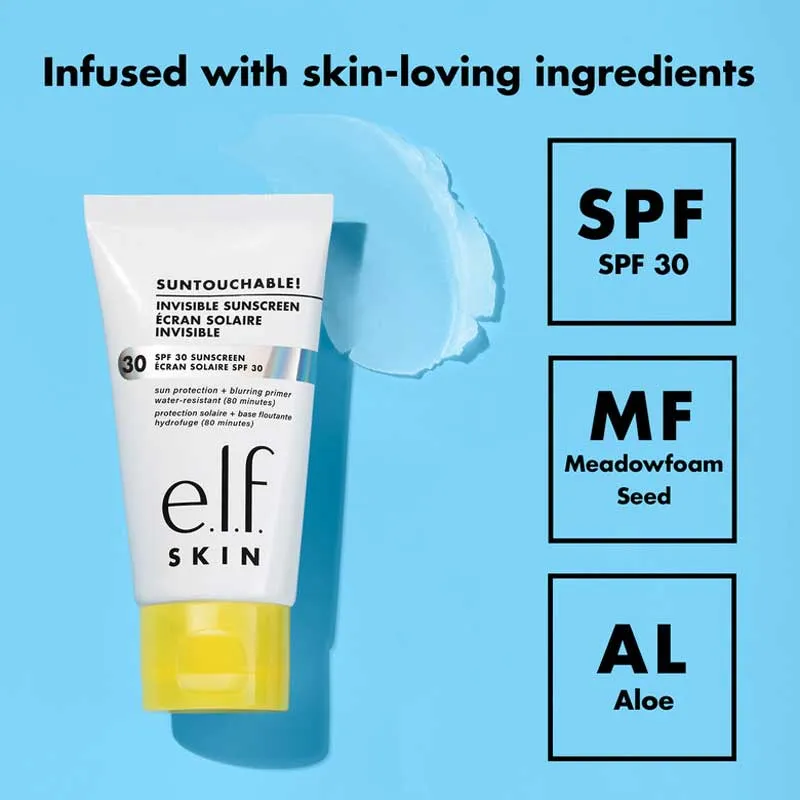 e.l.f. Skin Suntouchable! Invisible Sunscreen SPF 30