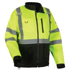 Ergodyne 23428 #8351 4XL Lime Hi-Vis Windbreaker Water-Resistant Jacket