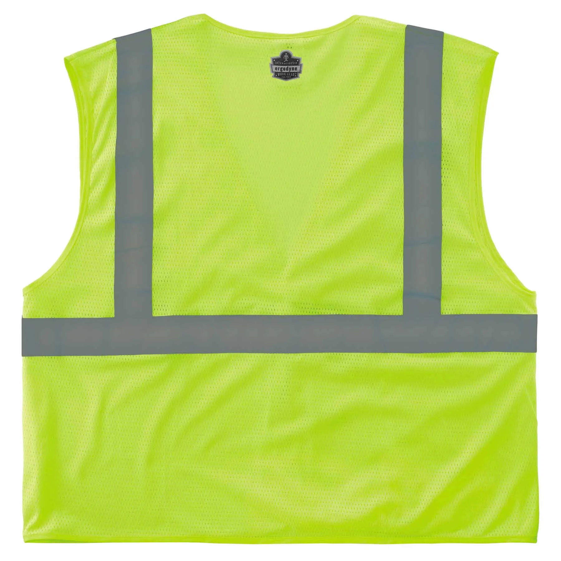 Ergodyne 24529 8210HL-S 5XL Lime Class 2 Economy Mesh Vest - Single Size