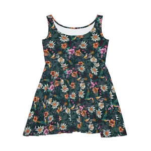 Floral Pattern Women's Skater Dress #20