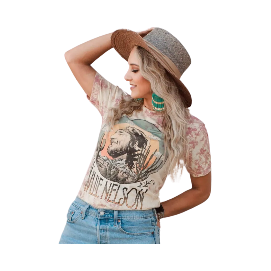 Gina Women's Willie Cactus Bleached Tee