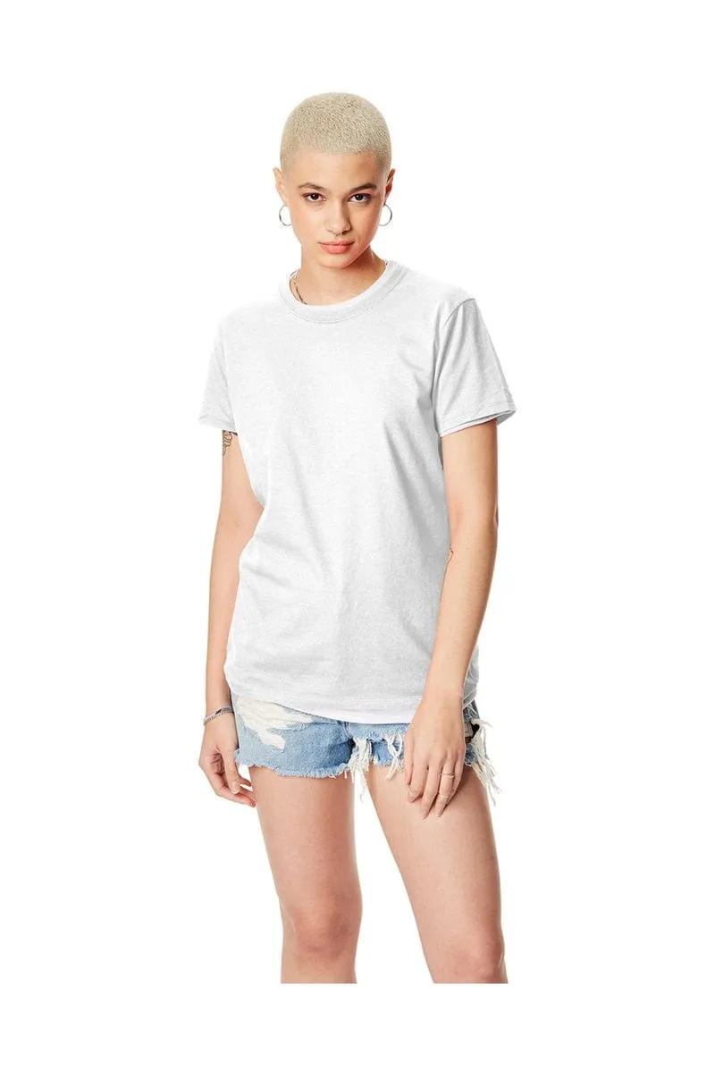 Hanes SL04: Ladies Nano-T Cotton Tee 100% ring spun cotton