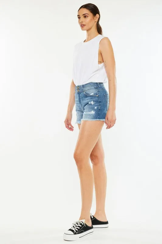 High Rise Mom Shorts