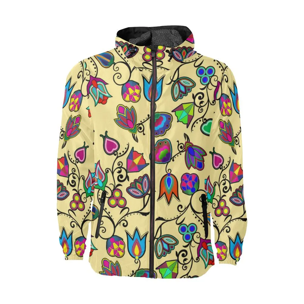 Indigenous Paisley - Vanilla Unisex Windbreaker