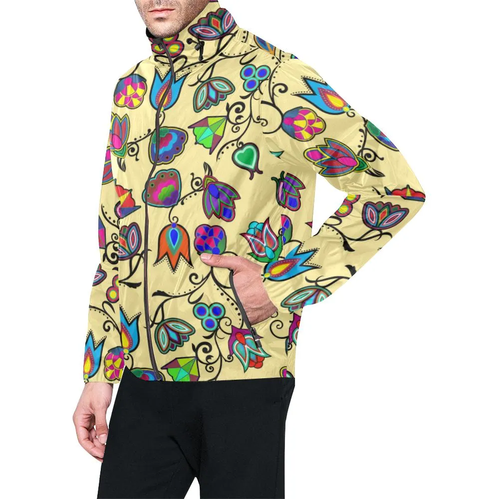 Indigenous Paisley - Vanilla Unisex Windbreaker