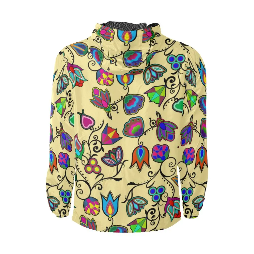 Indigenous Paisley - Vanilla Unisex Windbreaker