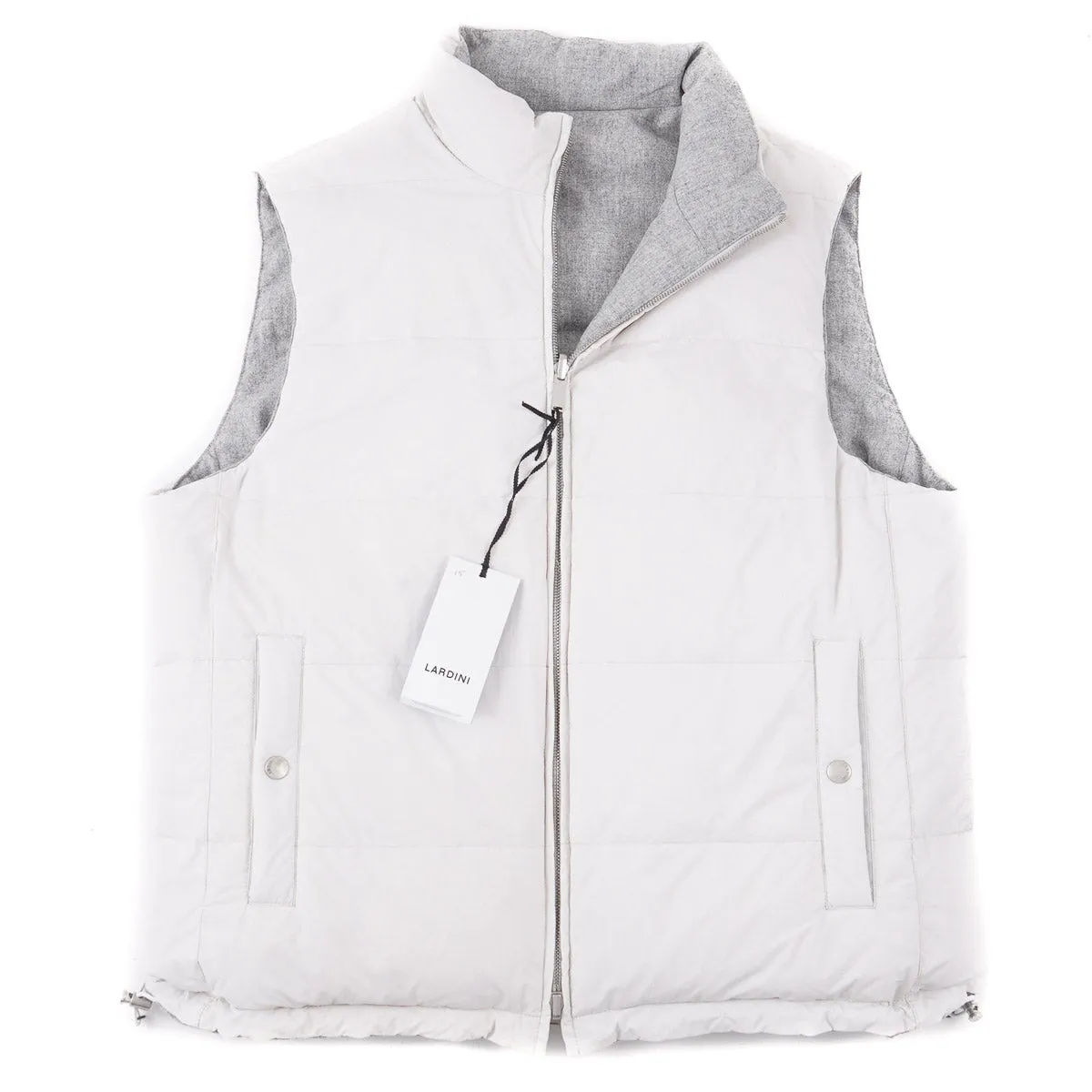 Lardini Reversible Flannel Down Vest