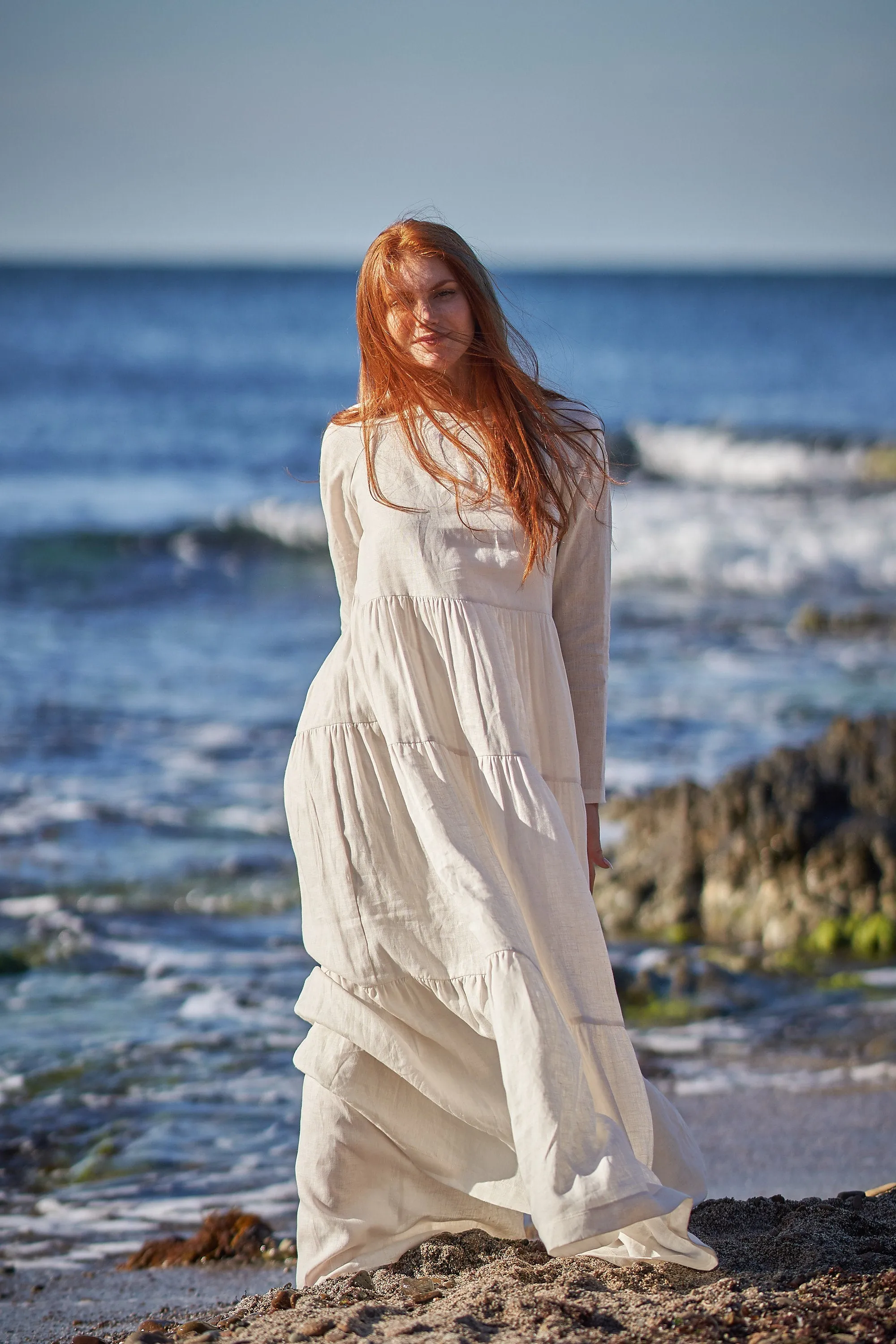 Linen Wedding Dress