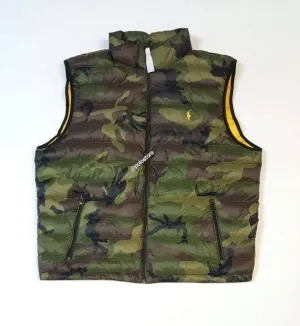 Nwt Polo Ralph Lauren Camo Down Vest