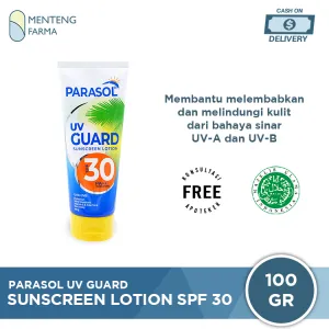 Parasol UV Guard Sunscreen SPF 30 - 100 Gram - Lotion Tabir Surya