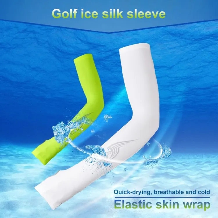 PGM Golf Sunscreen Breathable Sports Cuff Sleeve(Fluorescent Green)