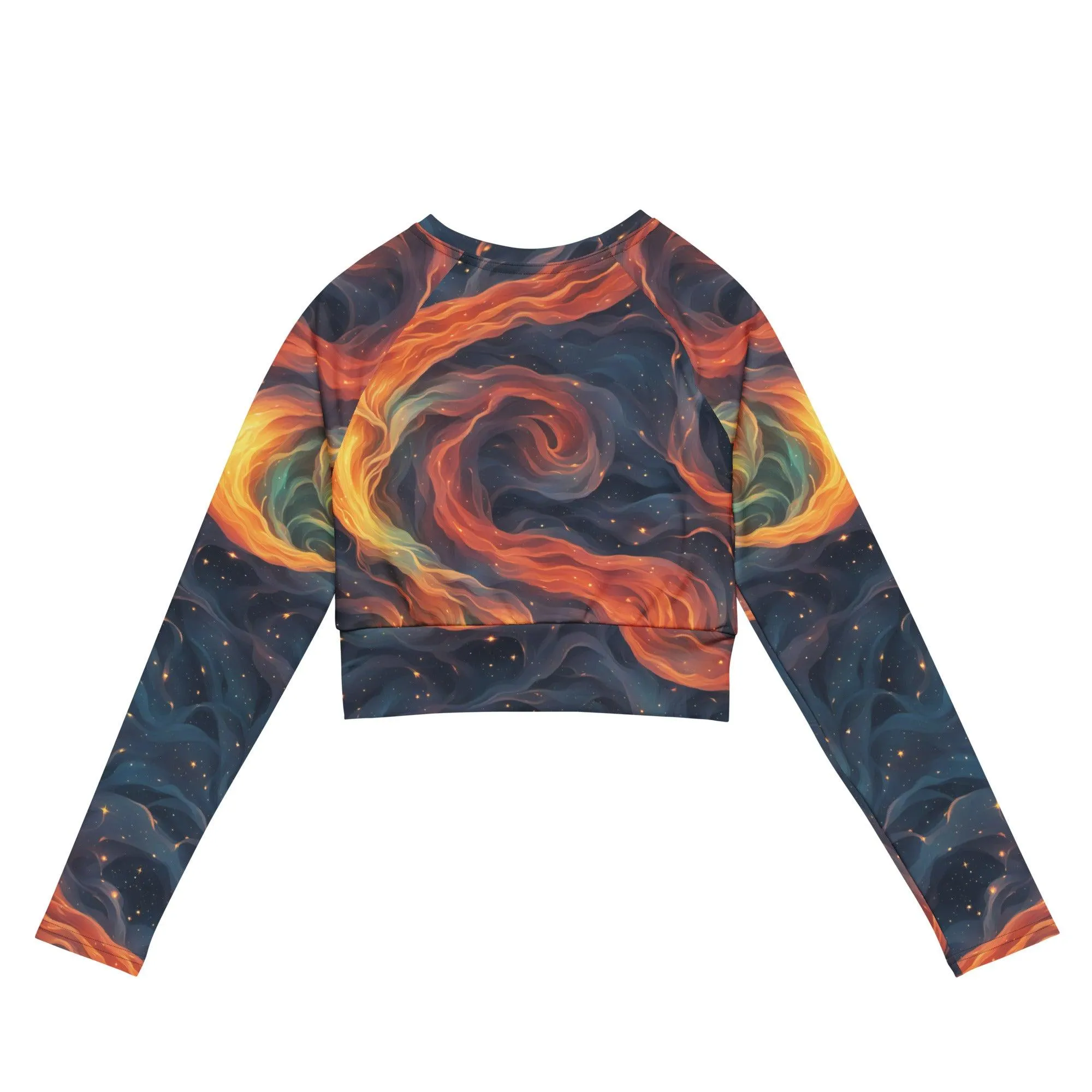 Recycled Long-sleeve Crop Top Lyra