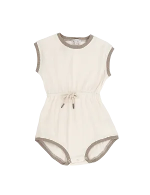 River Unisex Romper - Cream