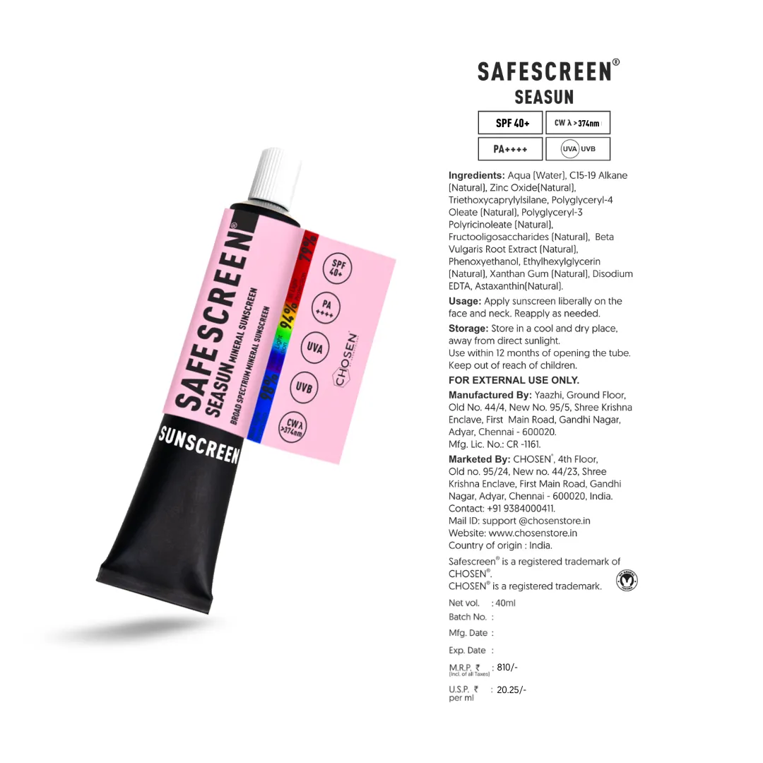 SAFESCREEN® Seasun Mineral Sunscreen SPF 40 