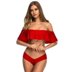 Sexy Bandeau Off Shoulder Bikini