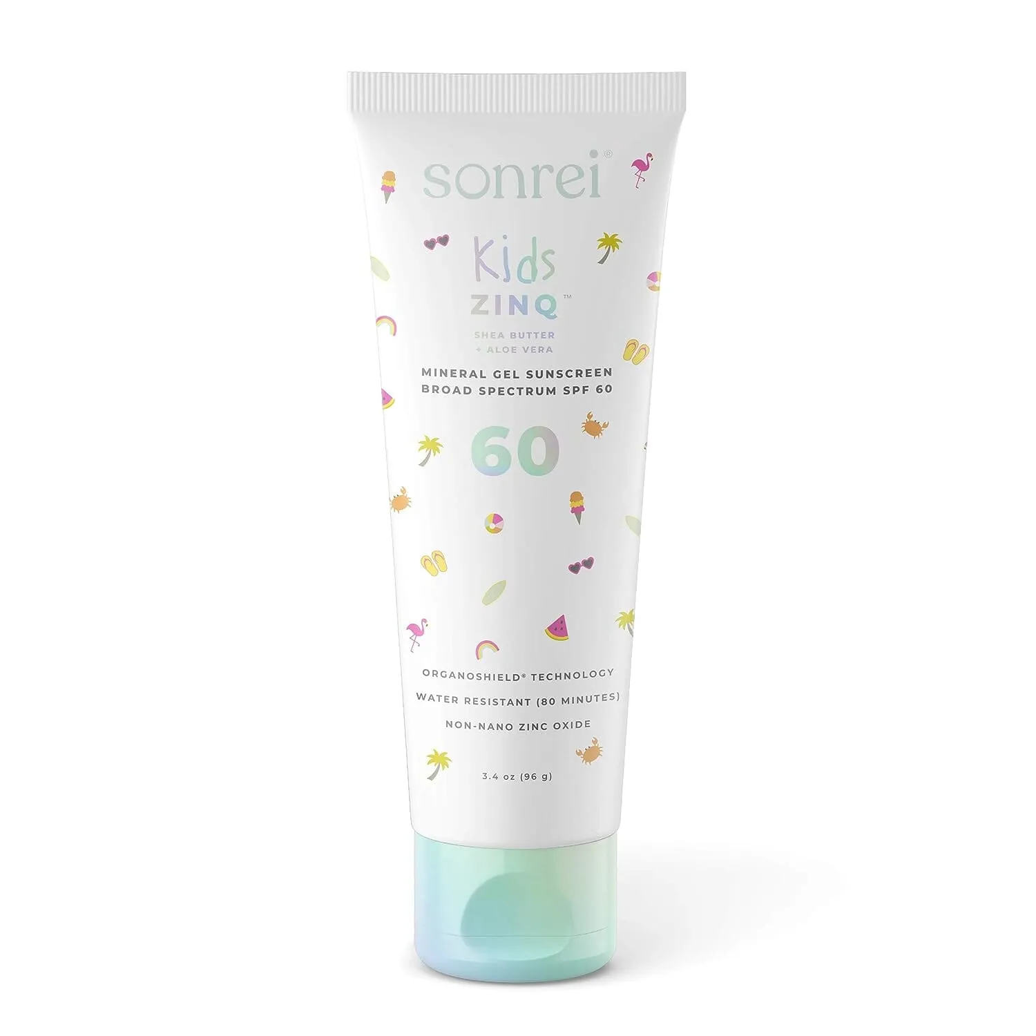 Sonrei Kids Zinq Mineral Gel Sunscreen SPF 60