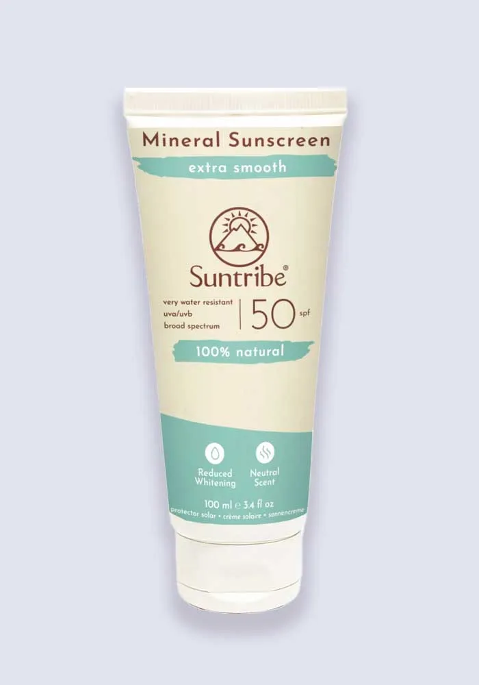 Suntribe Active Natural Mineral Sunscreen SPF 50 100ml