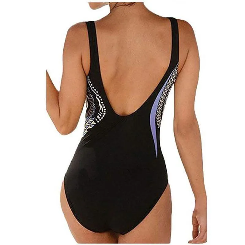 Swimwear Push Up Vintage Retro Bathing Suits Swimming Plus Size