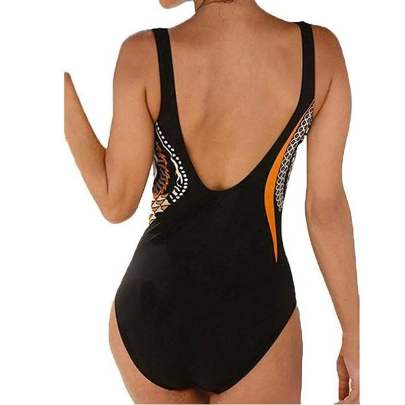 Swimwear Push Up Vintage Retro Bathing Suits Swimming Plus Size