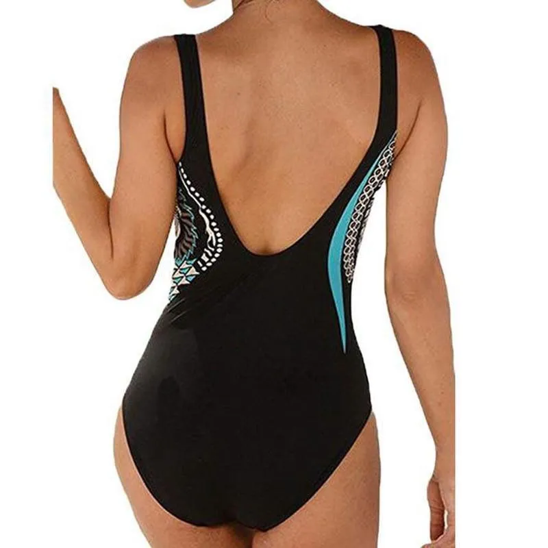 Swimwear Push Up Vintage Retro Bathing Suits Swimming Plus Size