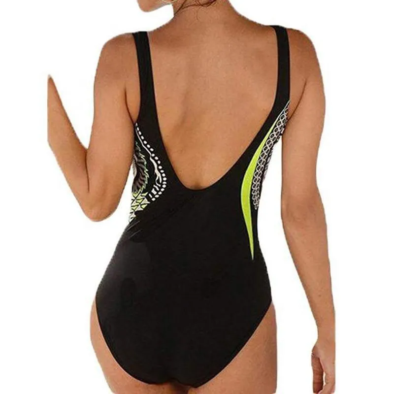 Swimwear Push Up Vintage Retro Bathing Suits Swimming Plus Size