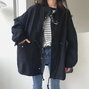 Windbreaker Korean Aesthetic Casual Coat Jacket