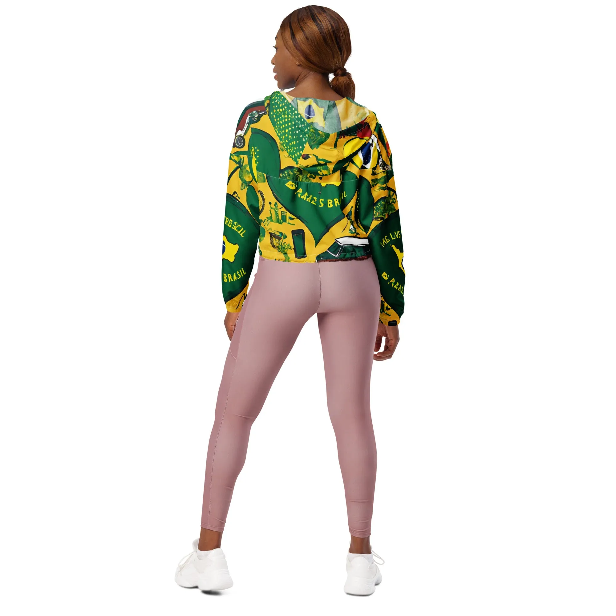 Women’s cropped windbreaker / Brasil windbreaker