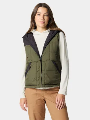 W's DryDown Reversible Vest - Moss/Raven