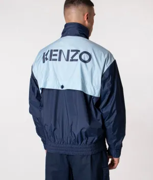 Zip Through Two Tone Windbreaker Jacket