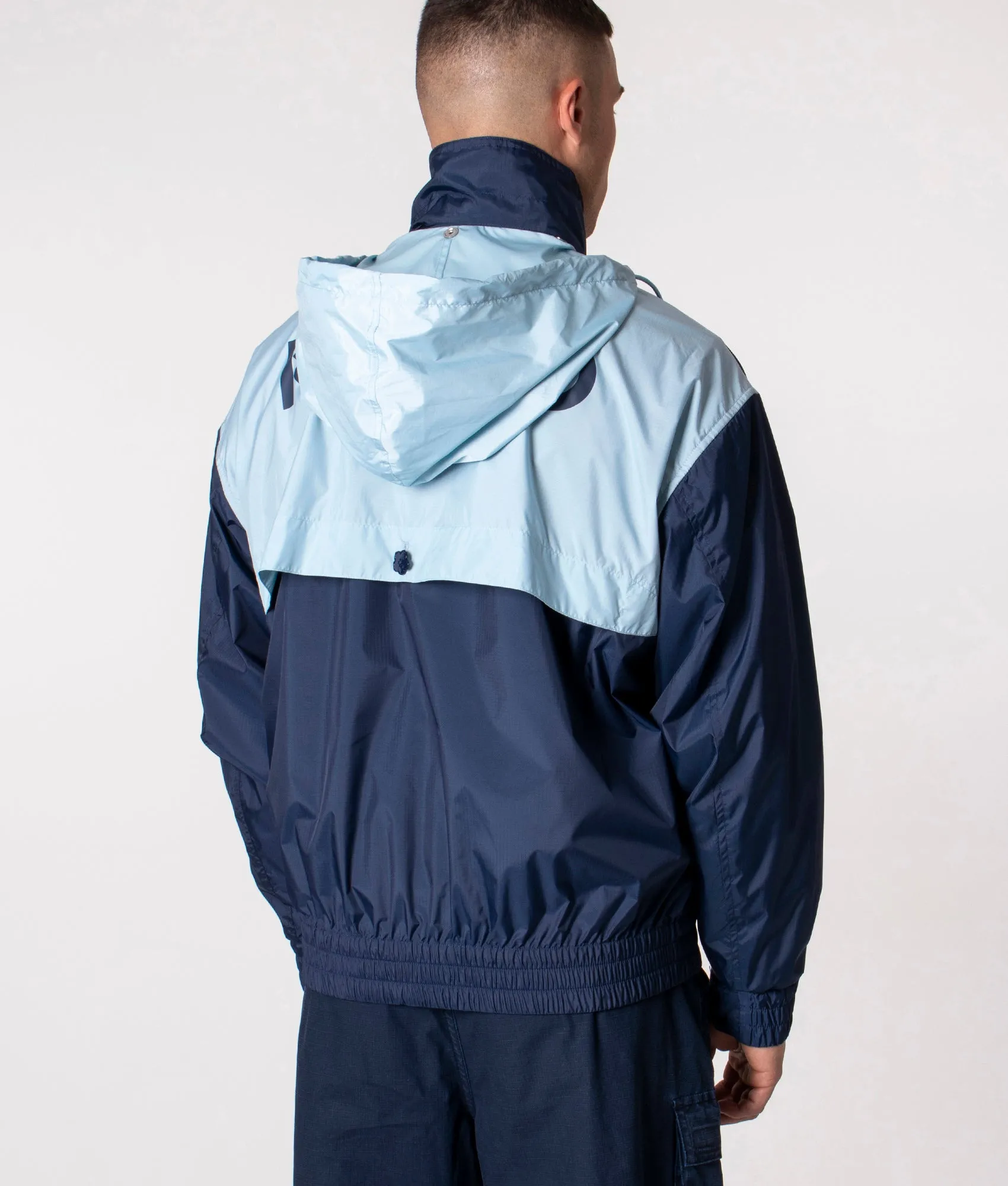 Zip Through Two Tone Windbreaker Jacket